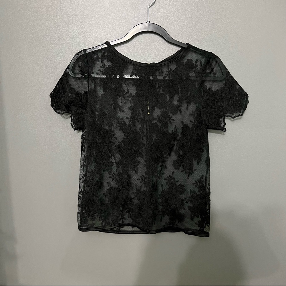 Black Lace Shirt